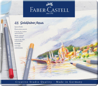 Akvarelové ceruzky Faber-Castell 48 ks.